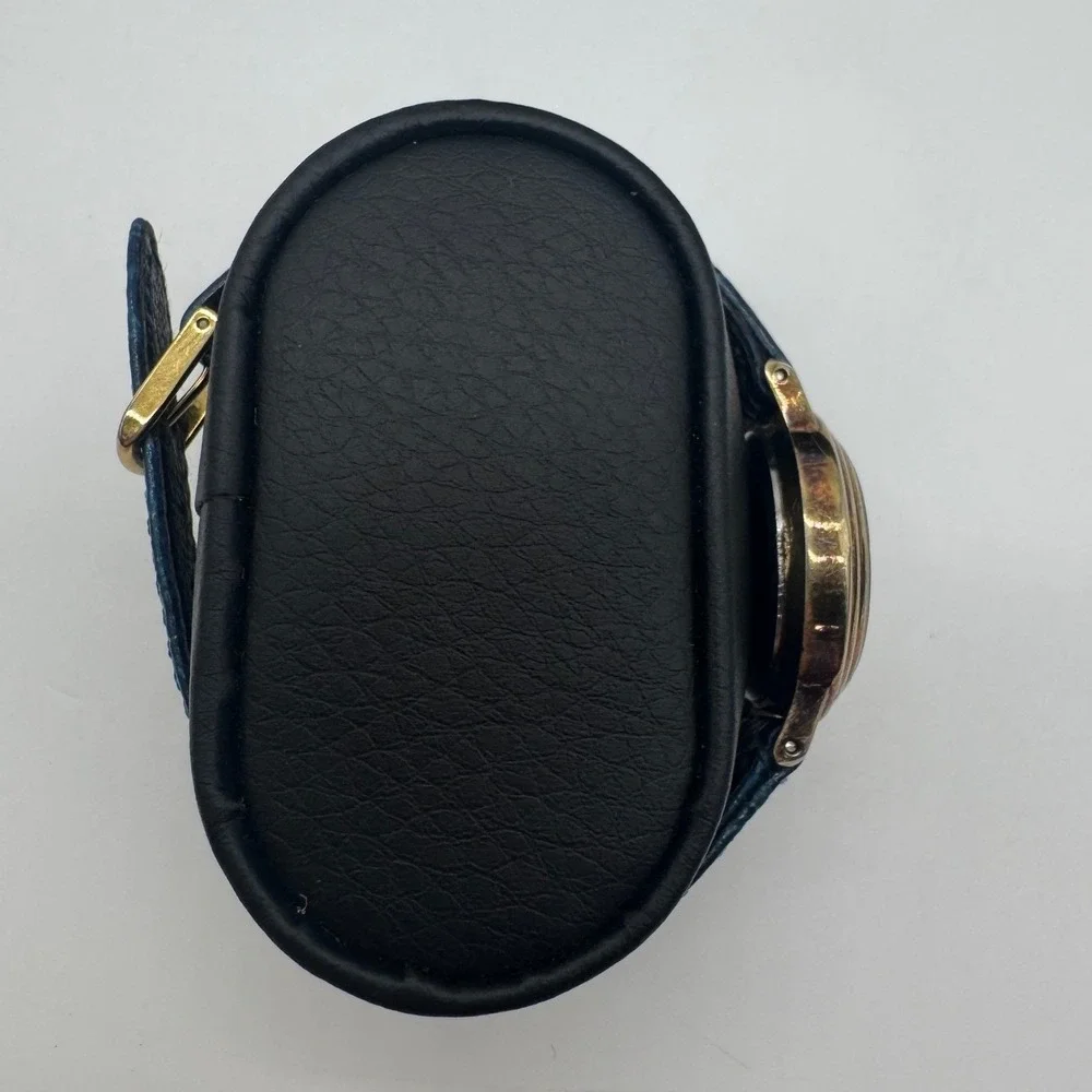 Axcess Gemstone Moon Phase Watch Blue Leather Strap Mother of Pearl parts